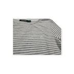 Playera Ralph Lauren Chico S Gris Rayada Manga Larga