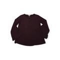Blusa Michael Kors Mediana M Color Vino Manga Amplia