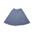 Falda Tommy Hilfiger Mediana M Color Azul Con Botones