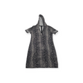 Vestido Michael Kors Mediana M Animal Print Gris Mangacorta