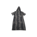 Vestido Michael Kors Mediana M Animal Print Gris Mangacorta
