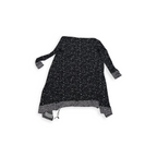 Vestido Michael Kors Grande L Cruzado Negro Floreado