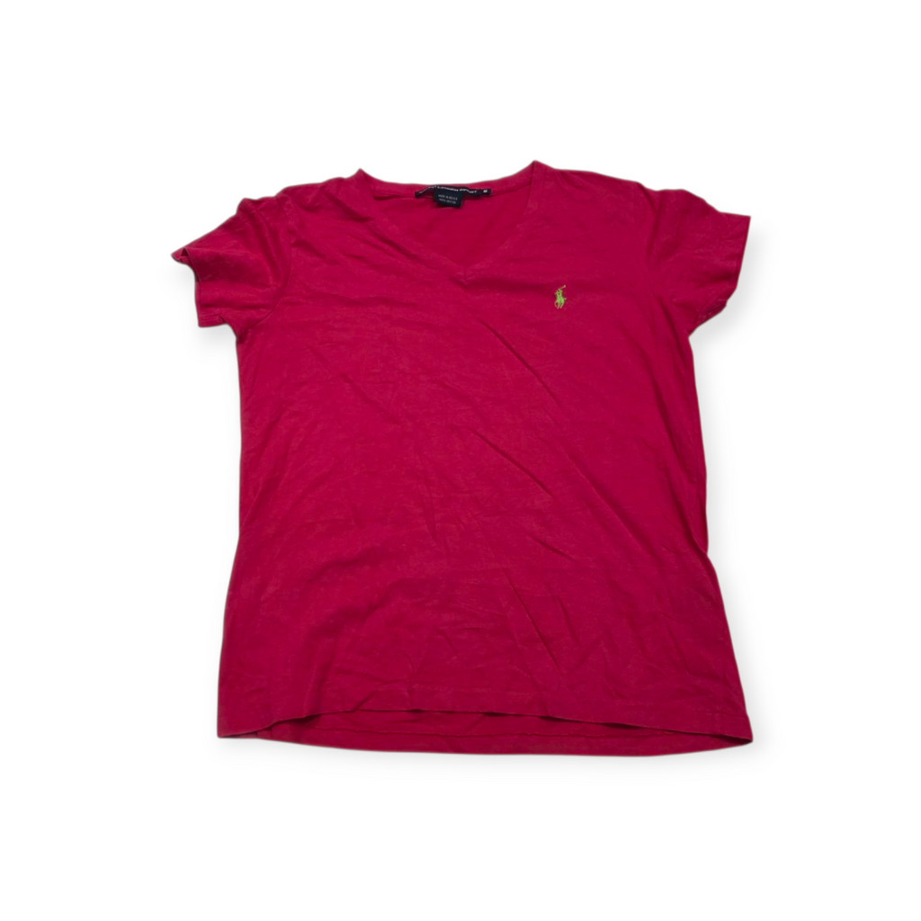 Playera Ralph Lauren Sport Mediana De Mujer Color Fucsia