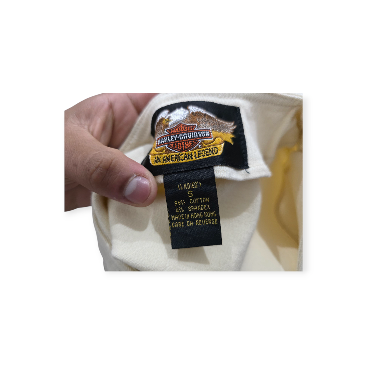 Chaleco Harley Davidson De Mujer Talla Chica Cafe Claro