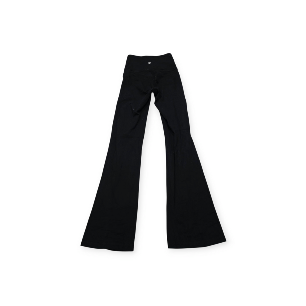 Legging Lululemon Talla 2 Flores Color Negro