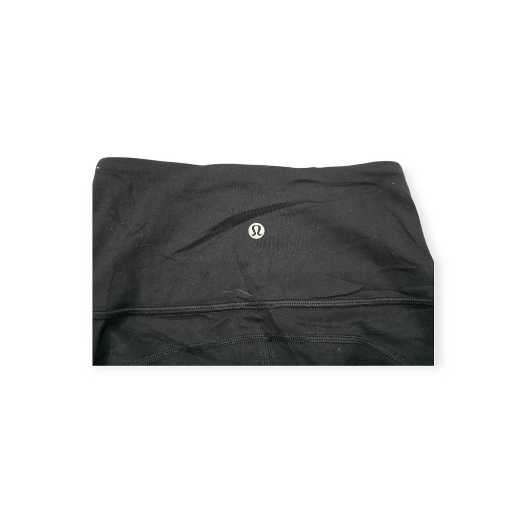 Legging Lululemon Talla 2 Flores Color Negro