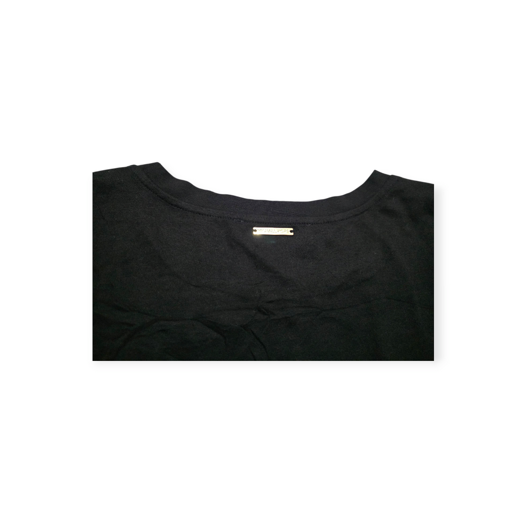 Blusa Michael Kors Grande L Color Negro Manga Larga