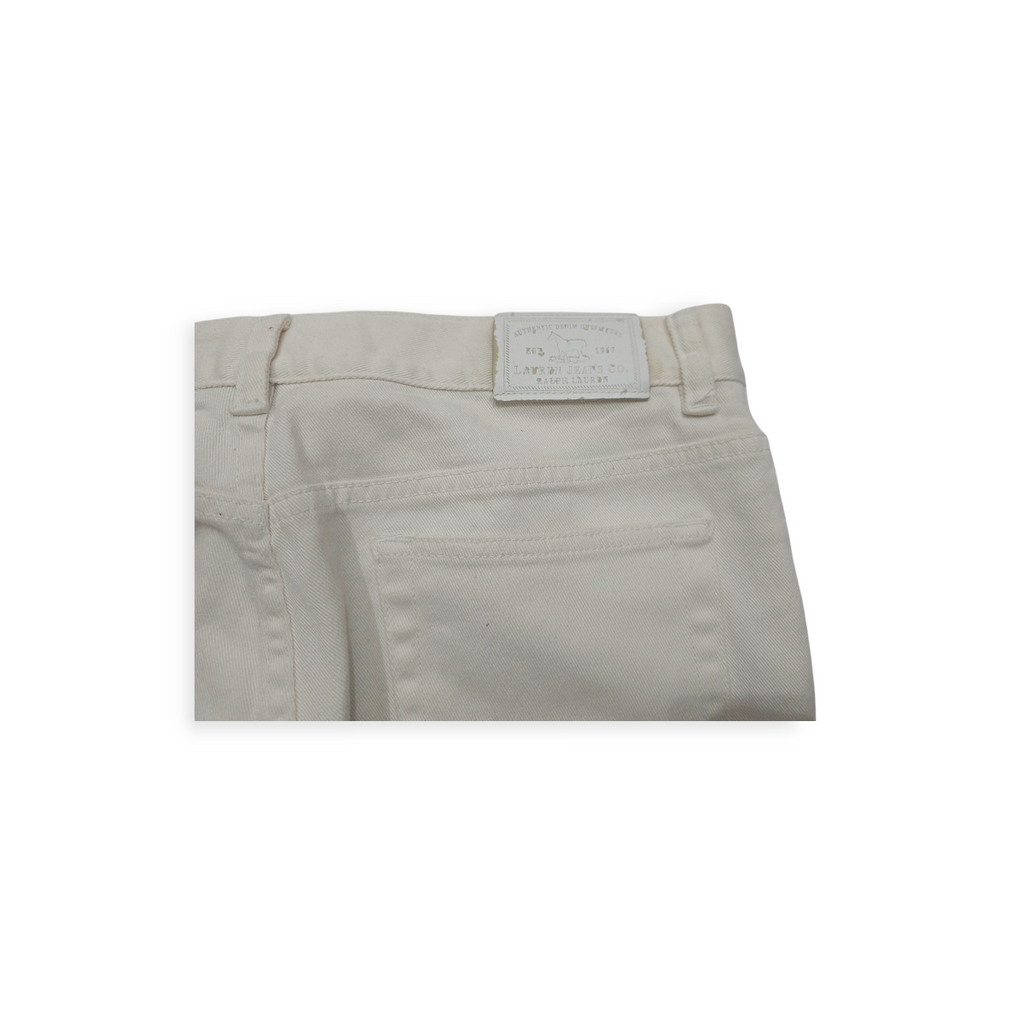 Pantalon Ralph Lauren Talla 10 Petite Color Blanco