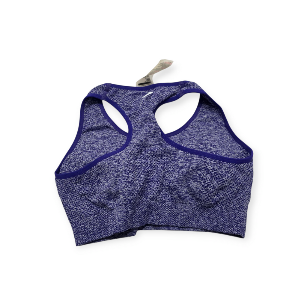 Top Crop Gymshark Chico S Color Morado Jaspeado Violeta S
