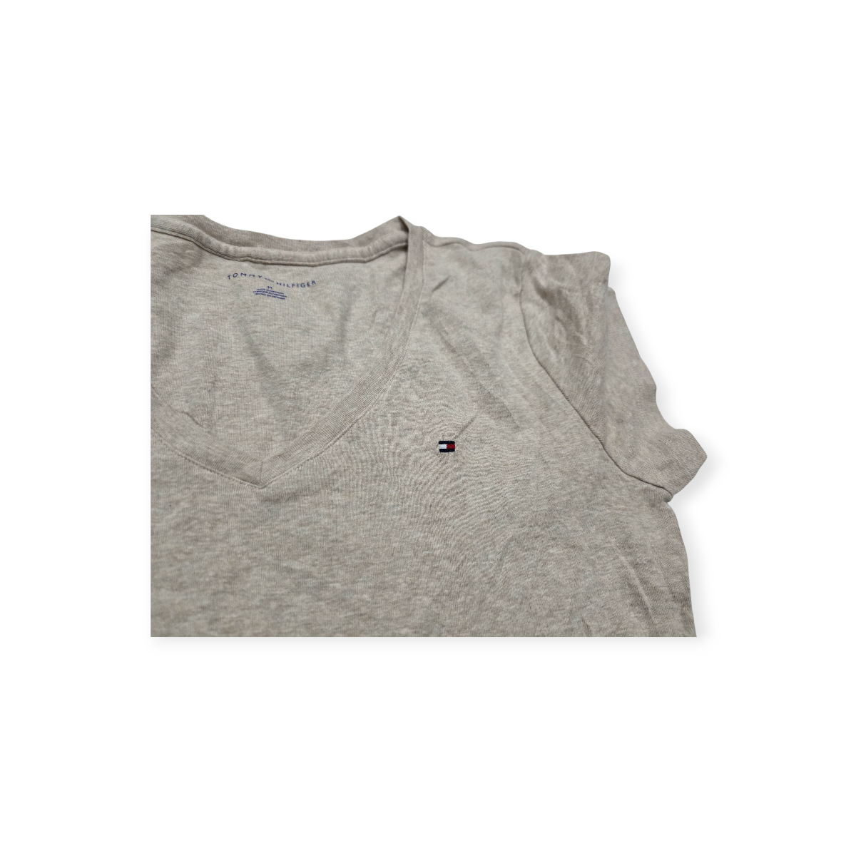 Playera Tommy Hilfiger Talla 8 Color Crema Manga Corta