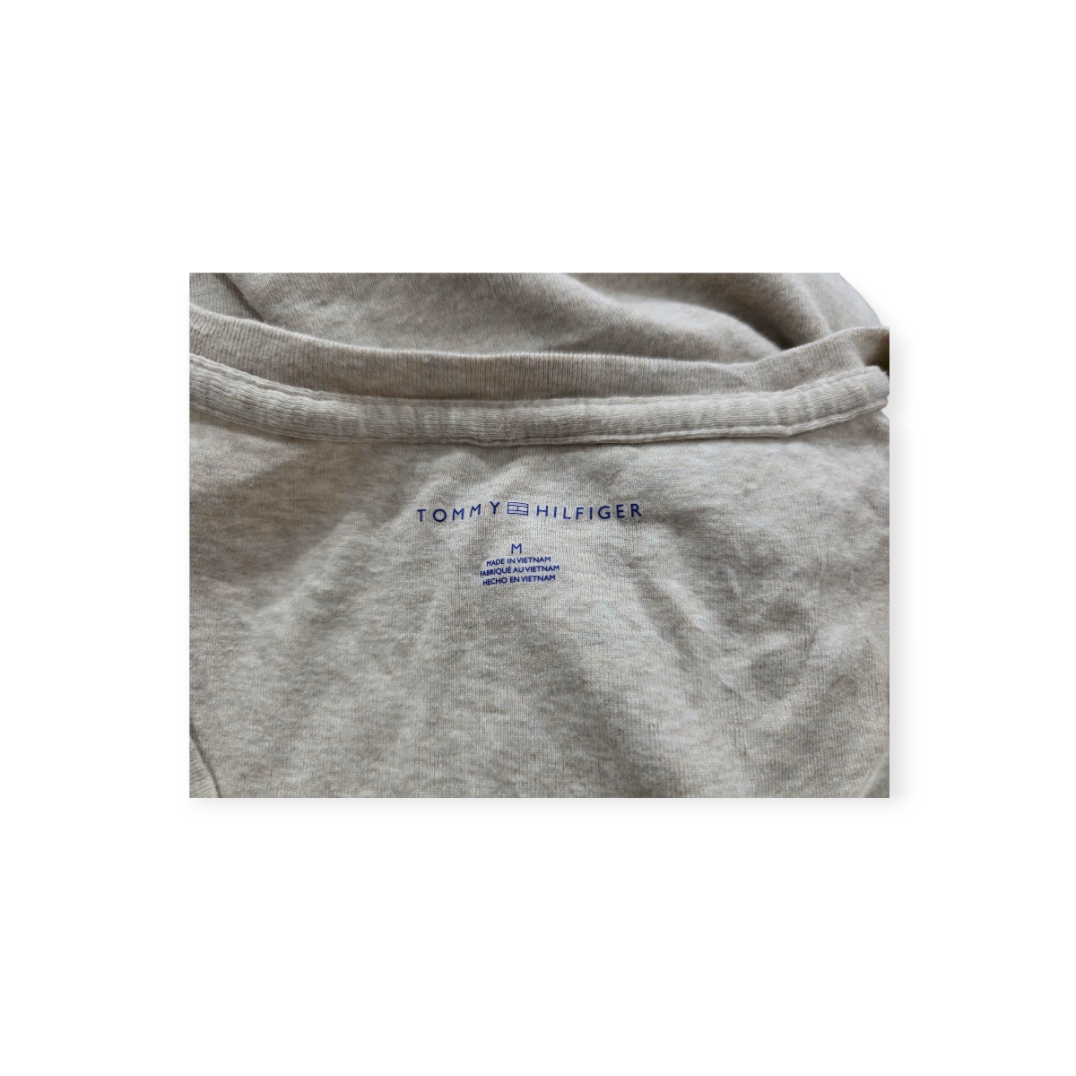 Playera Tommy Hilfiger Talla 8 Color Crema Manga Corta