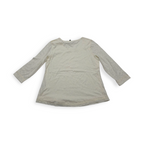 Playera Ralph Lauren Grande L Color Beige Manga 3/4