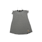 Vestido Michael Kors Grande L Manga Corta Rayada