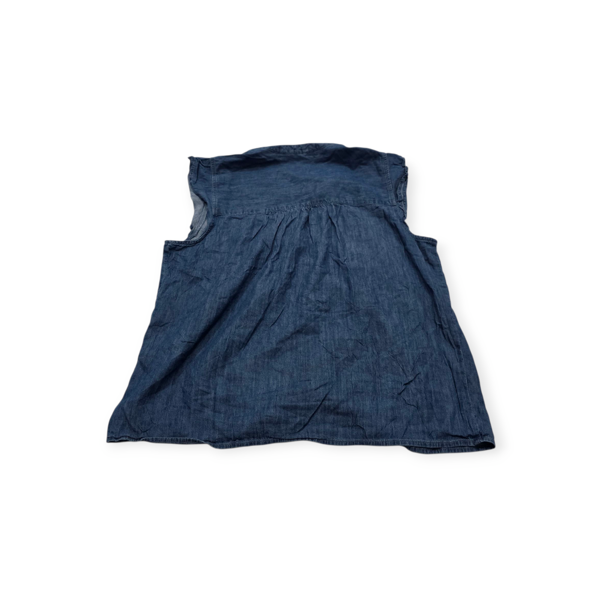 Blusa Tommy Hilfiger Grande L Sin Mangas De Mezclilla