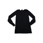 Playera Ralph Lauren Sport Grande L Negra M/larga Pony Negro
