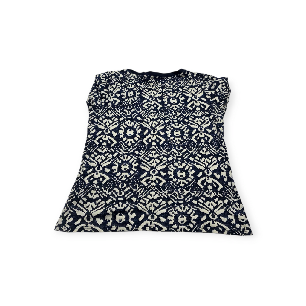 Playera Ralph Lauren Grande L Azul Con Figuras Manga Corta