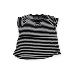 Playera Michael Kors Grande L Negra/blanco Rayada