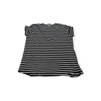 Playera Michael Kors Grande L Negra/blanco Rayada