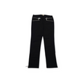 Pantalon Michael Kors Talla 4 Negro Con Cierres Plateados