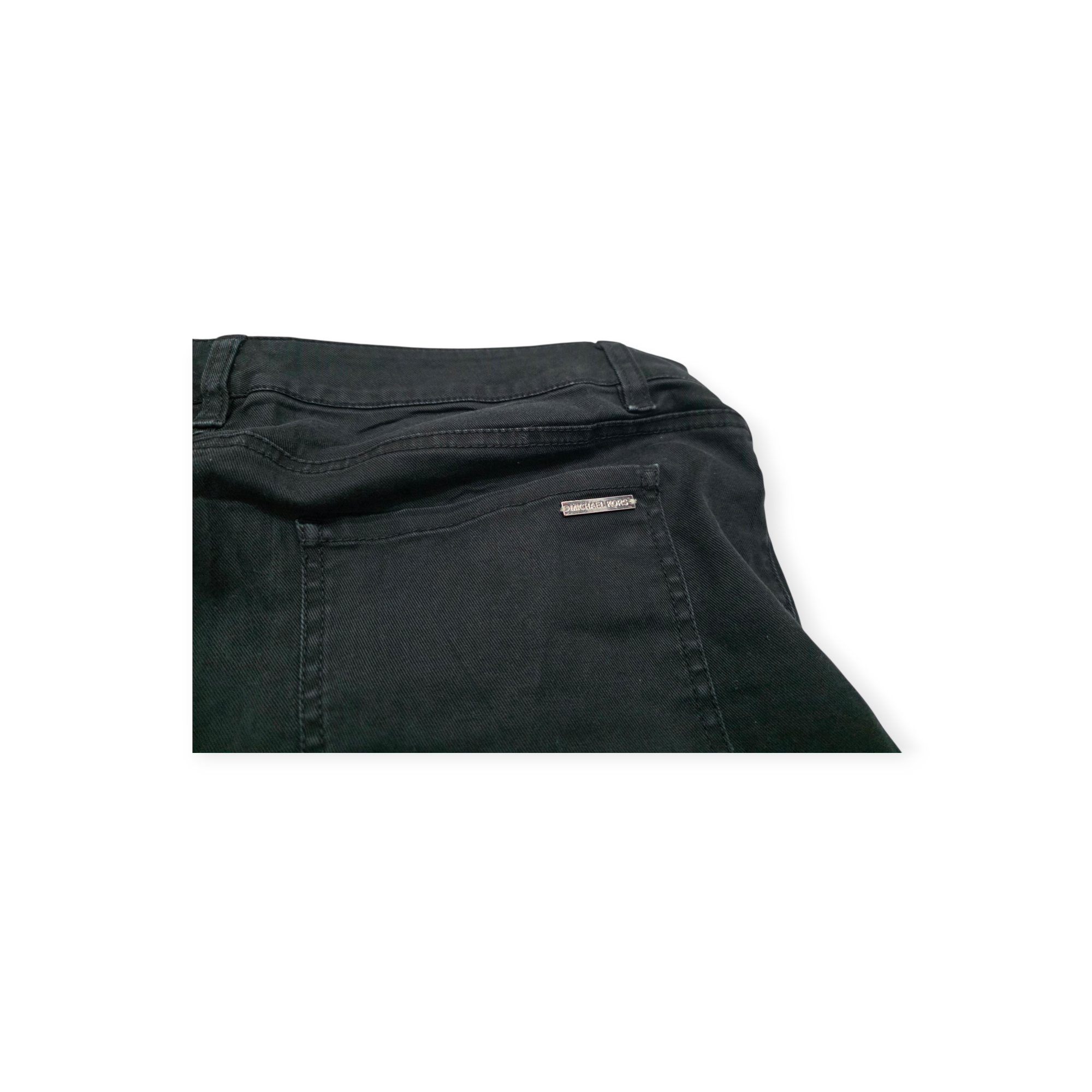 Short Michael Kors Talla 10 Color Negro De Mezclilla