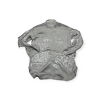 Camisa Ralph Lauren Gris Brillante Extra Chica De Mujer