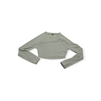 Playera Corta Gymshark Extra Chica Color Gris Claro