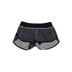 Short Lululemon Talla 4 Gris Con Negro