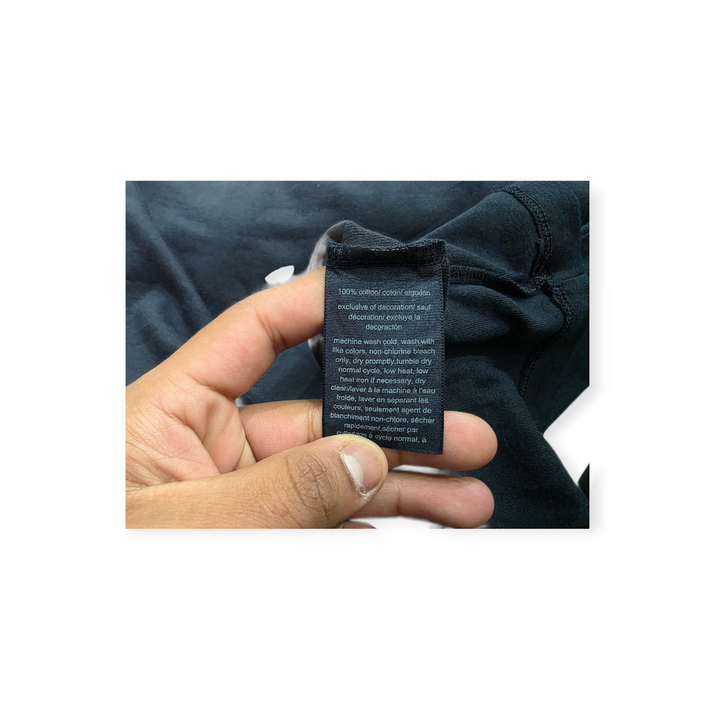 Playera Tommy Hilfiger Xgrande Xl Negra Manga Corta