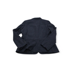 Blazer Ralph Lauren De Mujer Talla 16 Azul Con Gris