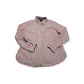 Camisa Tommy Hilfiger Xgrande Xl Rosa Rayada Extra Grande