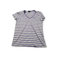 Playera Ralph Laurensport Mujer Grande L Blancac/lineas Lila