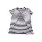Playera Ralph Laurensport Mujer Grande L Blancac/lineas Lila