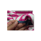 Playera Ralph Lauren Sportmujer Blanca/rosa Rayada Pony Verd