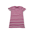 Playera Ralph Lauren Sportmujer Blanca/rosa Rayada Pony Verd