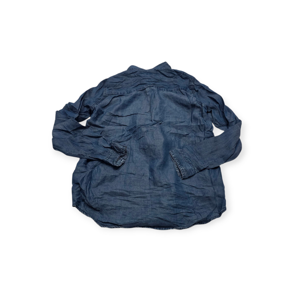 Camisa Michael Kors D Mujer Lyocell Mediana M Azul Acero