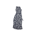 Jumpsuit Michael Kors S/mangas Medianom Floreado Azul/blanco Azul Marino Floreado M