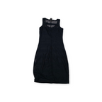 Vestido Armani Exchange Xchico Xs Azul Marino Sin Mangas
