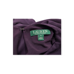 Vestido Ralph Lauren Talla 6 Sin Mangas Color Uva