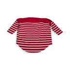 Blusa Vineyard Vines Chico S Rojo Con Lineas Blancas