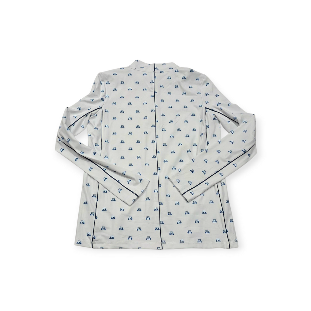 Playera Vineyard Vines Performance Blanco Para Golf De Mujer