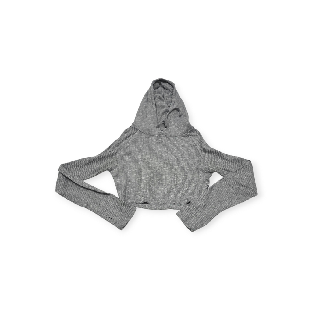 Sudadera Corta Gymshark Mediana M Color Gris De Mujer