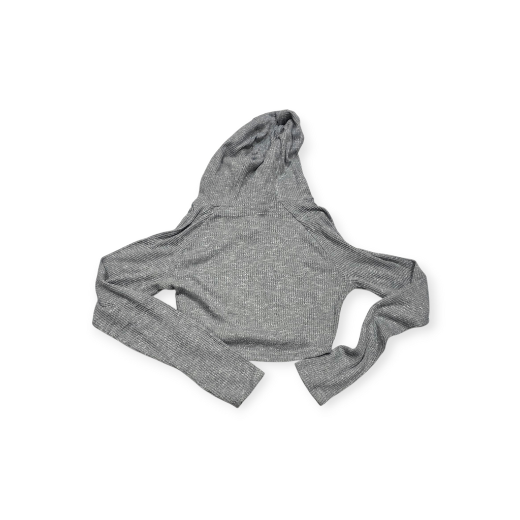 Sudadera Corta Gymshark Mediana M Color Gris De Mujer