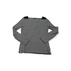 Playera Ralph Lauren Manga Larga Xgrande Xl Negra/blanco