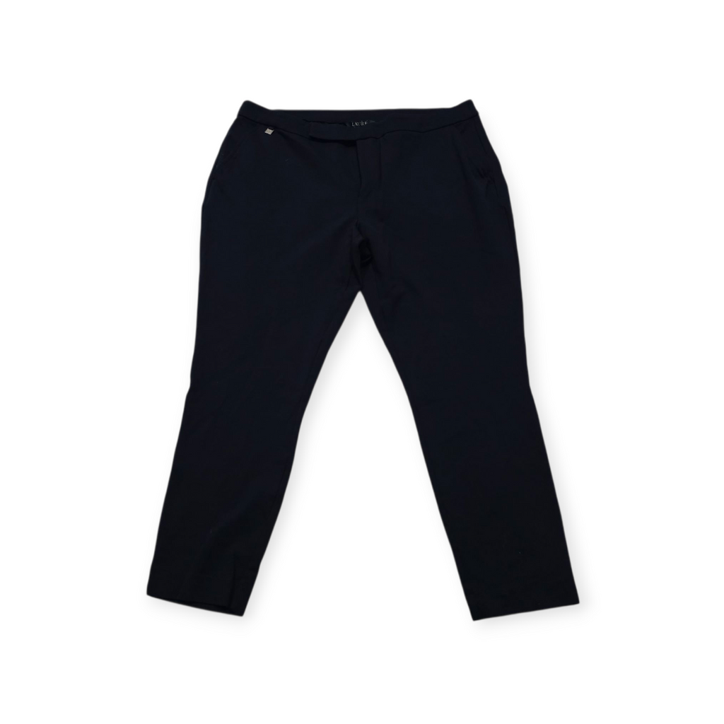 Pantalon Ralph Lauren Talla 1x Azul Profundo De Mujer