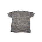 Sueter Manga Corta Tommy Hilfiger Chico S Azul/naranja