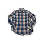 Camisa Tommy Hilfiger Chico S Azul/rosa A Cuadros De Mujer