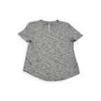 Playera Lululemon Talla 6 Gris Jaspeada Manga Corta