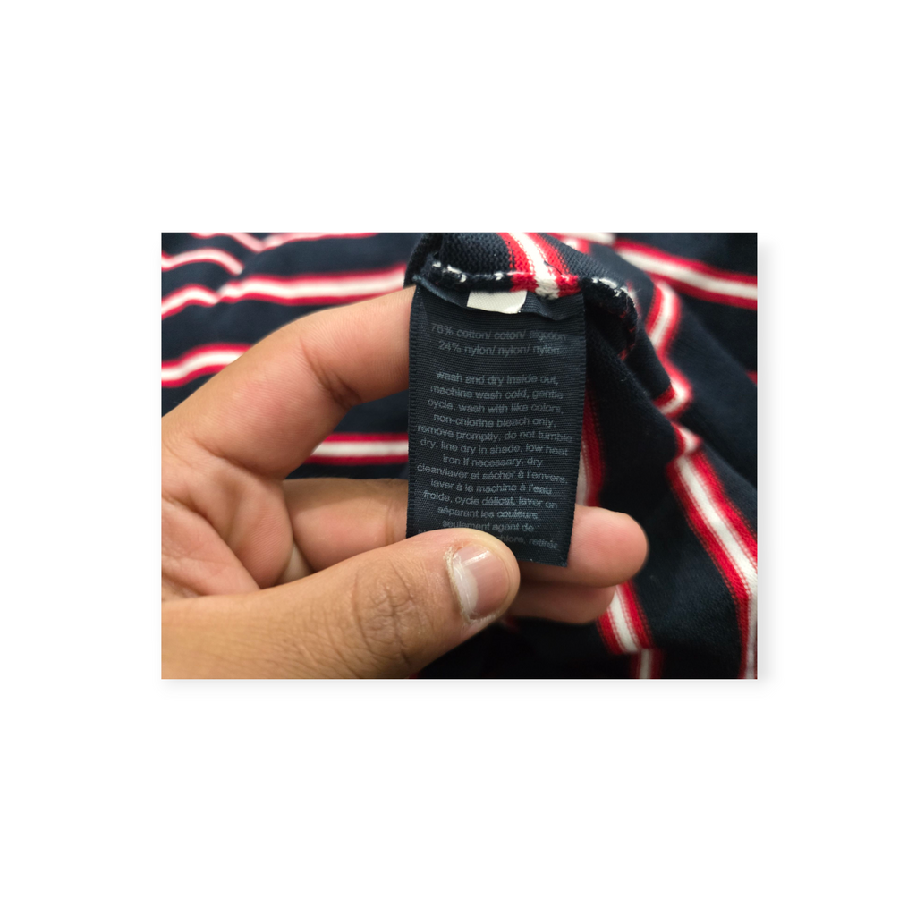 Sueter Turtle Neck Tommy Hilfiger Chico S Negro Com Rojo