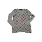 Sueter Tommy Hilfiger Chico S Gris Cuello V De Mujer