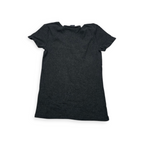 Playera Ralph Lauren Sport Gris Oscuro Poni Verde De Mujer